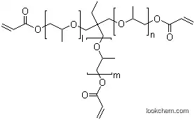 Molecular Structure of 53879-54-2 (Trimethylolpropane propoxylate triacrylate)